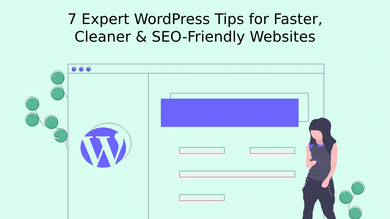 Thumbnail for 7 Expert WordPress Tips for Faster, Cleaner & SEO-Friendly Websites.