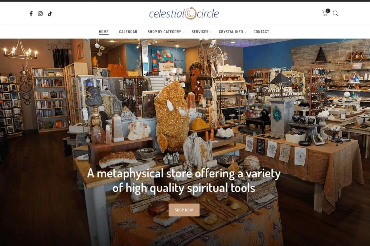 Thumbnail for Celestial Circle E-Commerce Website